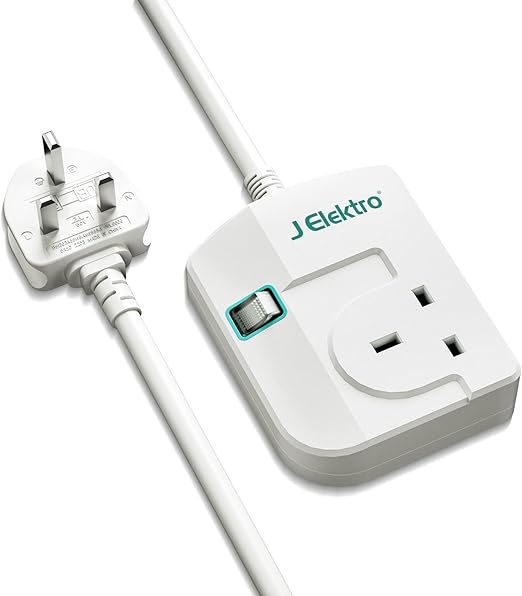 Single Extension Lead, J Elektro Extension Socket Switched Power Strip