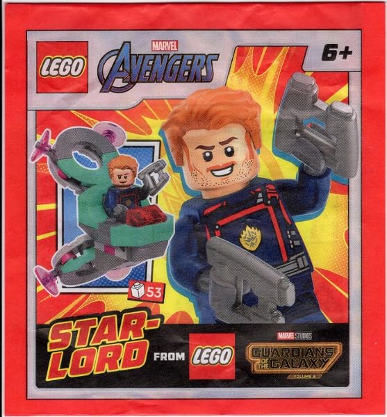 LEGO Marvel Super Heroes Star-Lord Minifigure Paper Bag Set 242402