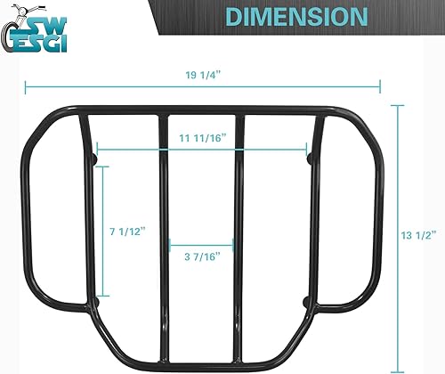 Miniatura 5 de Tour Trunk - Portaequipajes superior para maletero, estante para maletero de motocicleta, compatible con Harley Touring Street Glide Electra Glide