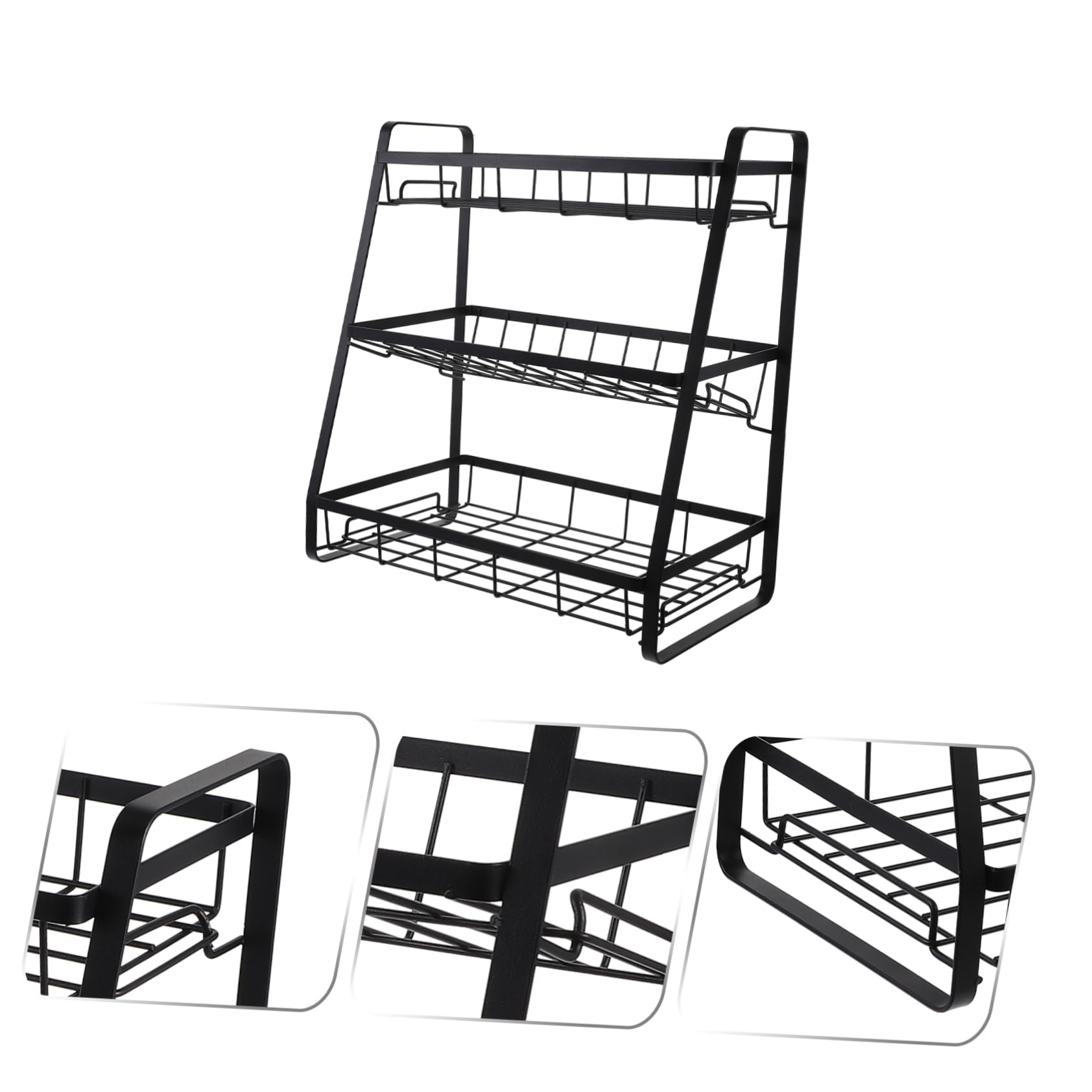 1pièce Étagère De Rangement Multicouche Pour Épices Et Assaisonnements Support De Stockage Multifonction Pour Cuisine Et Maison Design Pratique Et Économiseur Espace
