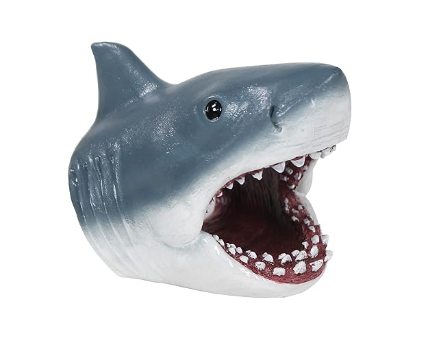 Penn-Plax Jaws Officially Licensed Aquarium Decoration – Shark Swim-Through – Safe for Freshwater and Saltwater Fish Tanks – Small