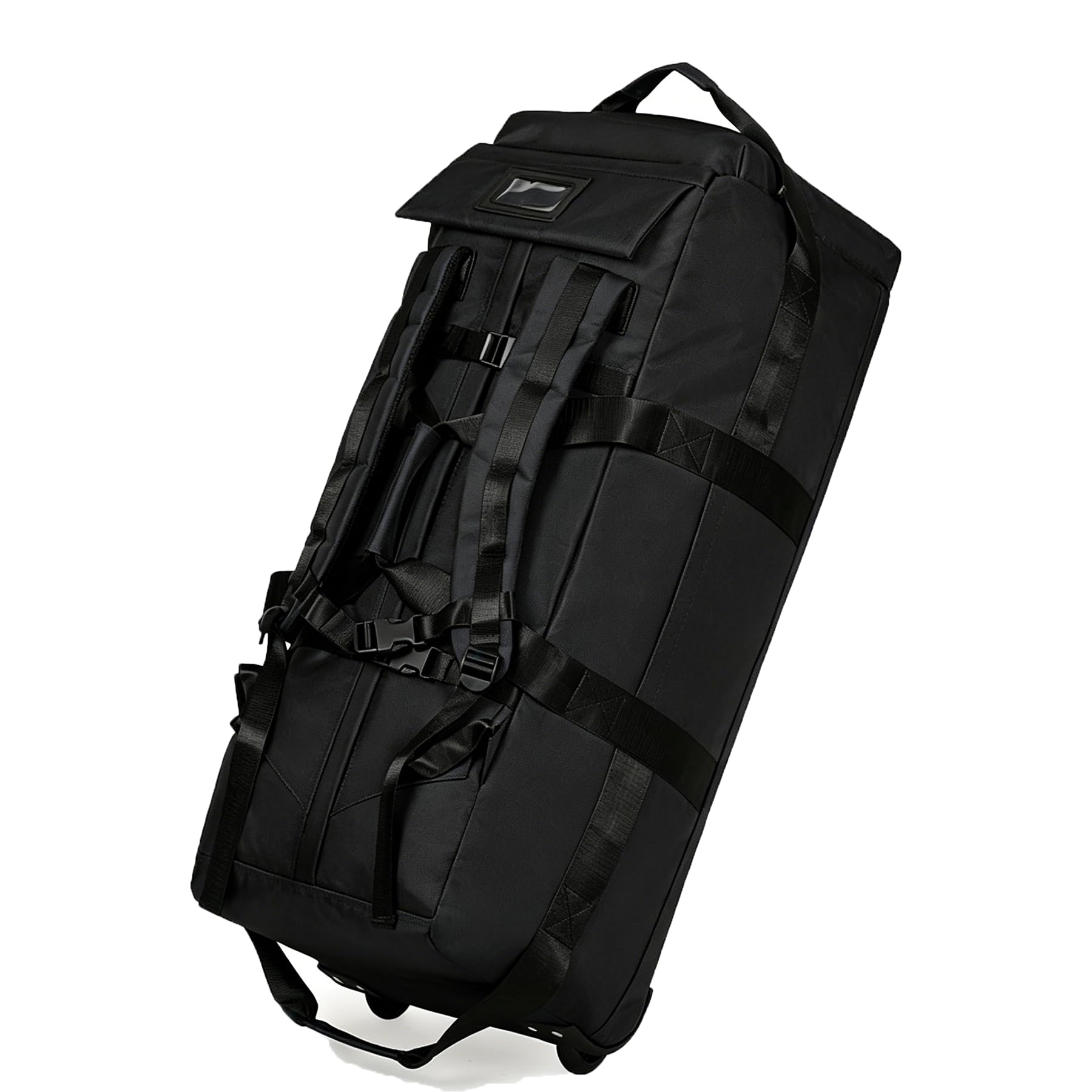 3 in 1 Borsa da Viaggio con Ruote 75L, 80 x 30 x 33 cm Zaino da Viaggio con Organizzatore da Viaggio Impermeabile, Scomparto Scarpe, Oxford Robusto resistente all'usura e impermeabile, Nero