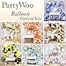 PartyWoo Bomba de Globo, 220V-240V 600W Bomba de Globo Eléctrica, Inflador de...