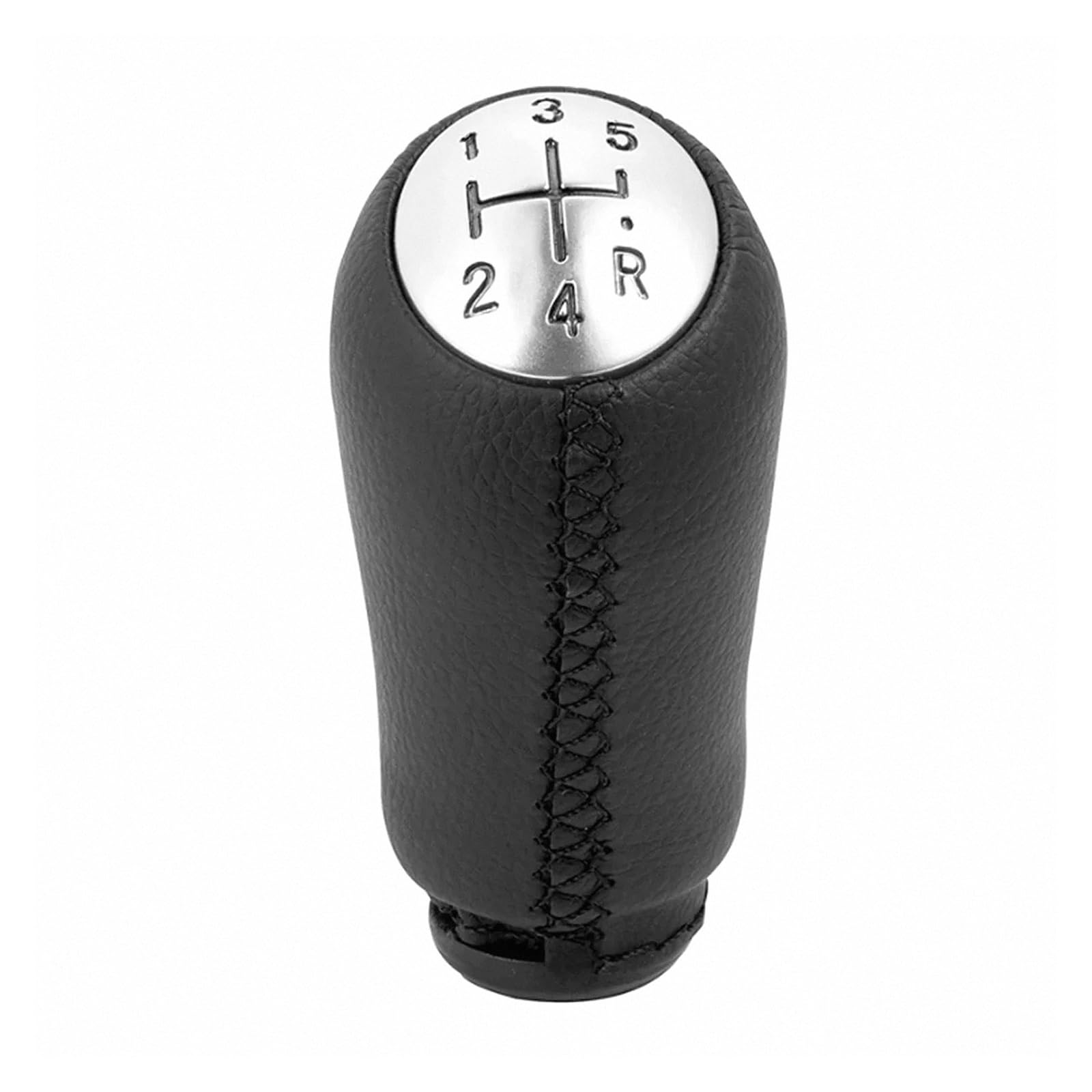 LVGVZTTGKM Gear Knob for 1 to 5-Speed Manual Shift Black/Red/White Upgrade