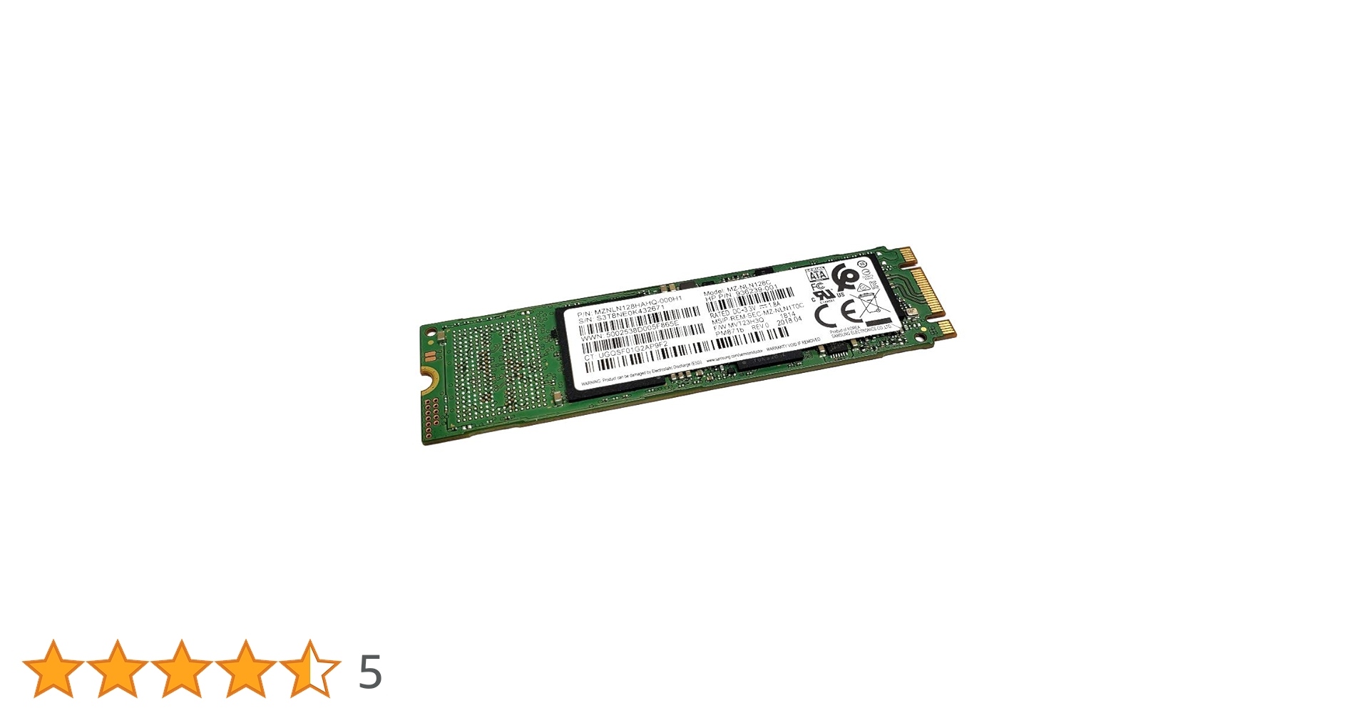 【10枚セット】Samsung SSD MZ-NLNC 128GB M.2 Samsung MZ-NLN128C - 128GB M.2 2280 SATA III NGFF Solid