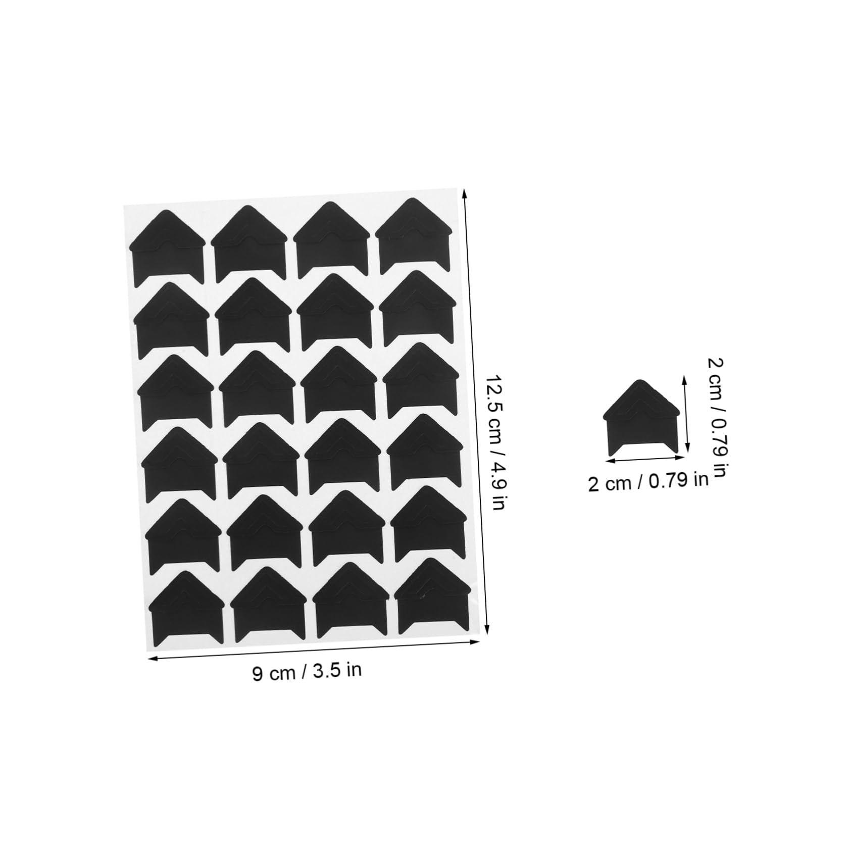 OSALADI 15 Sheets Angle Stickers: DIY Photo Album Accessories Self Adhesive Photo Mounting Corners for DIY Album Scrapbooking
