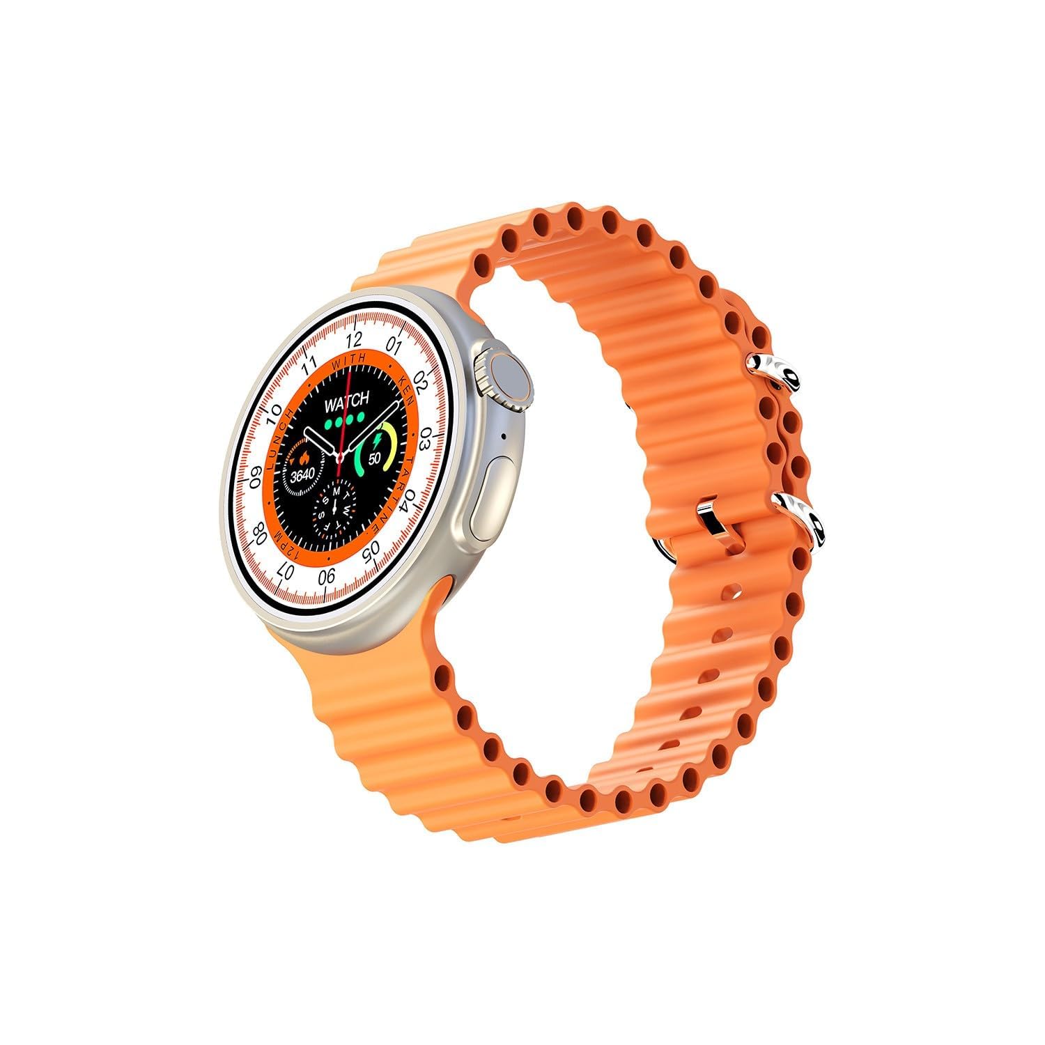 Lipzie [𝟏𝟓 𝐘𝐄𝐀𝐑𝐒 𝐖𝐀𝐑𝐑𝐀𝐍𝐓𝐘 Round Smart Watch for Women and Men with Wide Touch Display, Splash-Proof, Stylish Design, Fitness Tracker, Heart Rate Monitor, and Activity Tracking