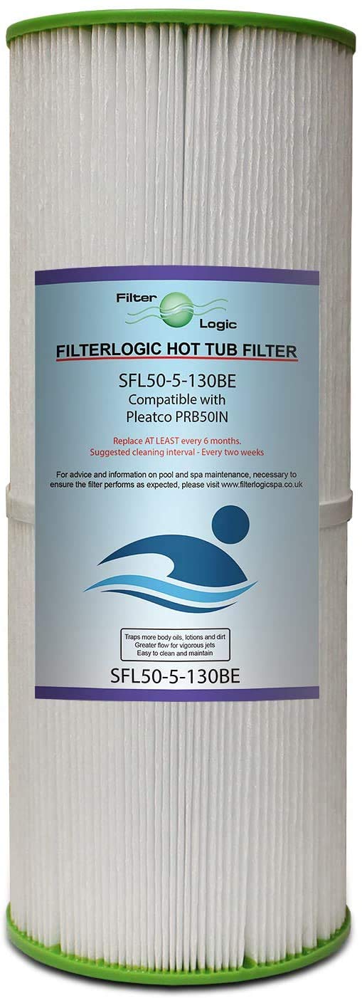 FilterLogic SFL50-5-13 Hot Tub Filter compatible with Pleatco PRB50IN, Unicel C4326 (1)