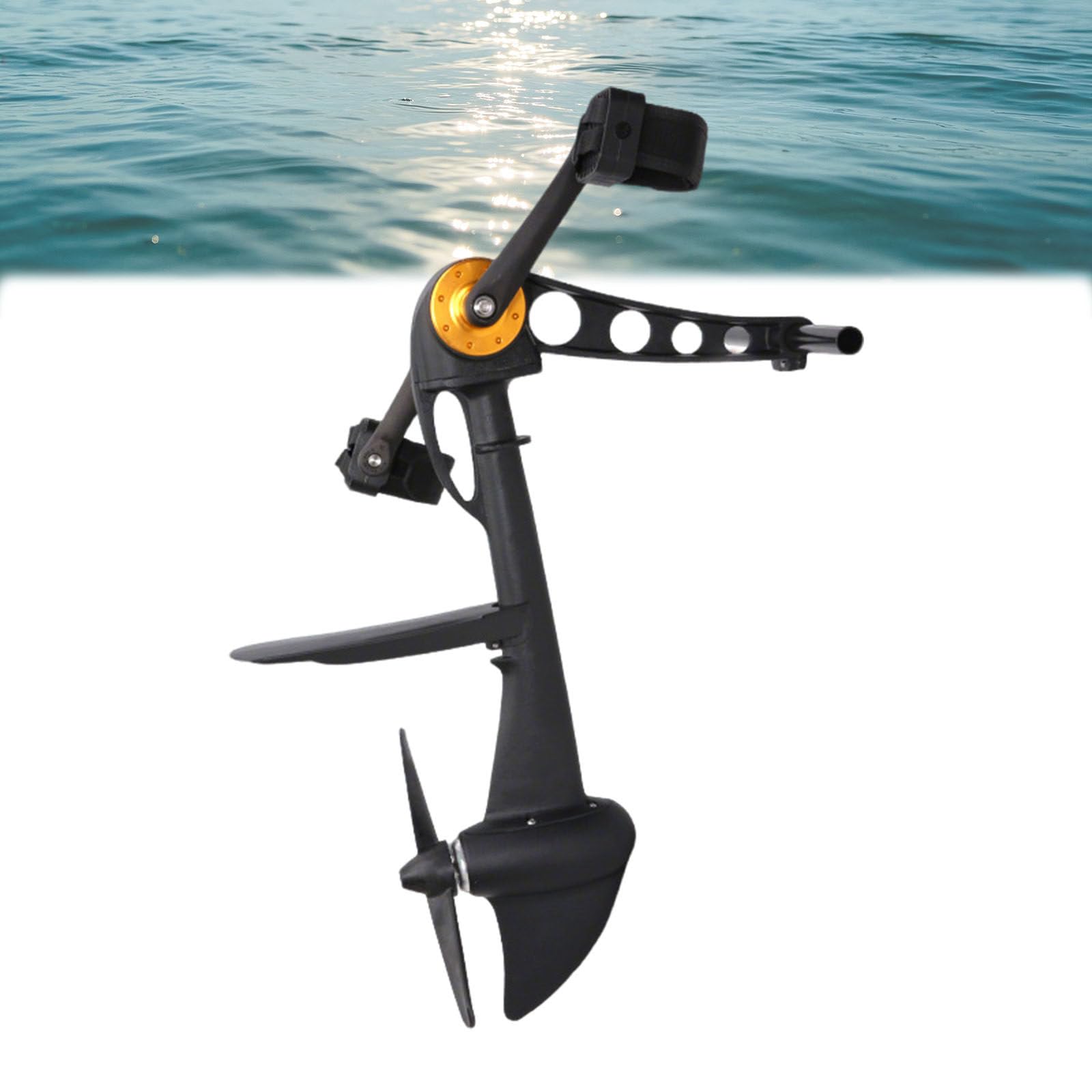 ALSUP Quiet Pedal Propulsion Kit, Complete Kayak Drive Solution, Underwater Clips Included, Universal Fit for Inflatable Boats & Kayaks