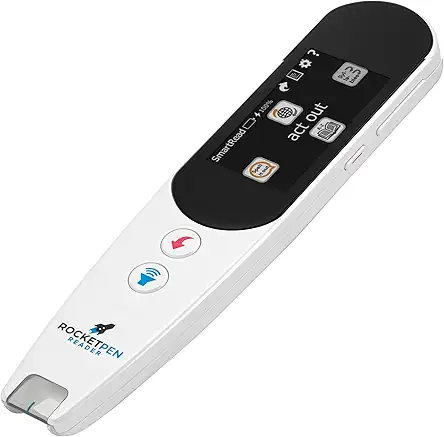 Rocket Pen Advanced Reading Tutor Scanning Pen -...