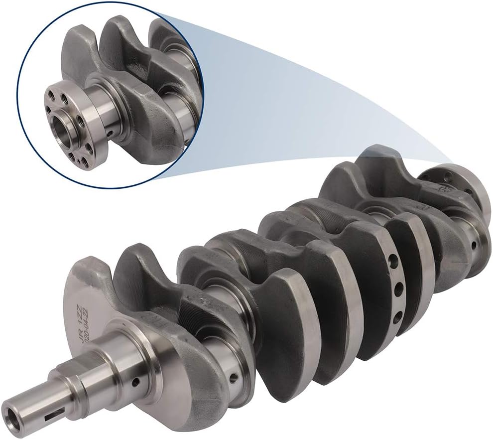 cciyu New Engine Crankshaft 1340122020 Replacement for 2000-2005 for TOYOTA Celica 1998-2002 for Chevy Prizm 2003-2005 for TOYOTA Matrix 2000-2005 for TOYOTA MR2 Spyder
