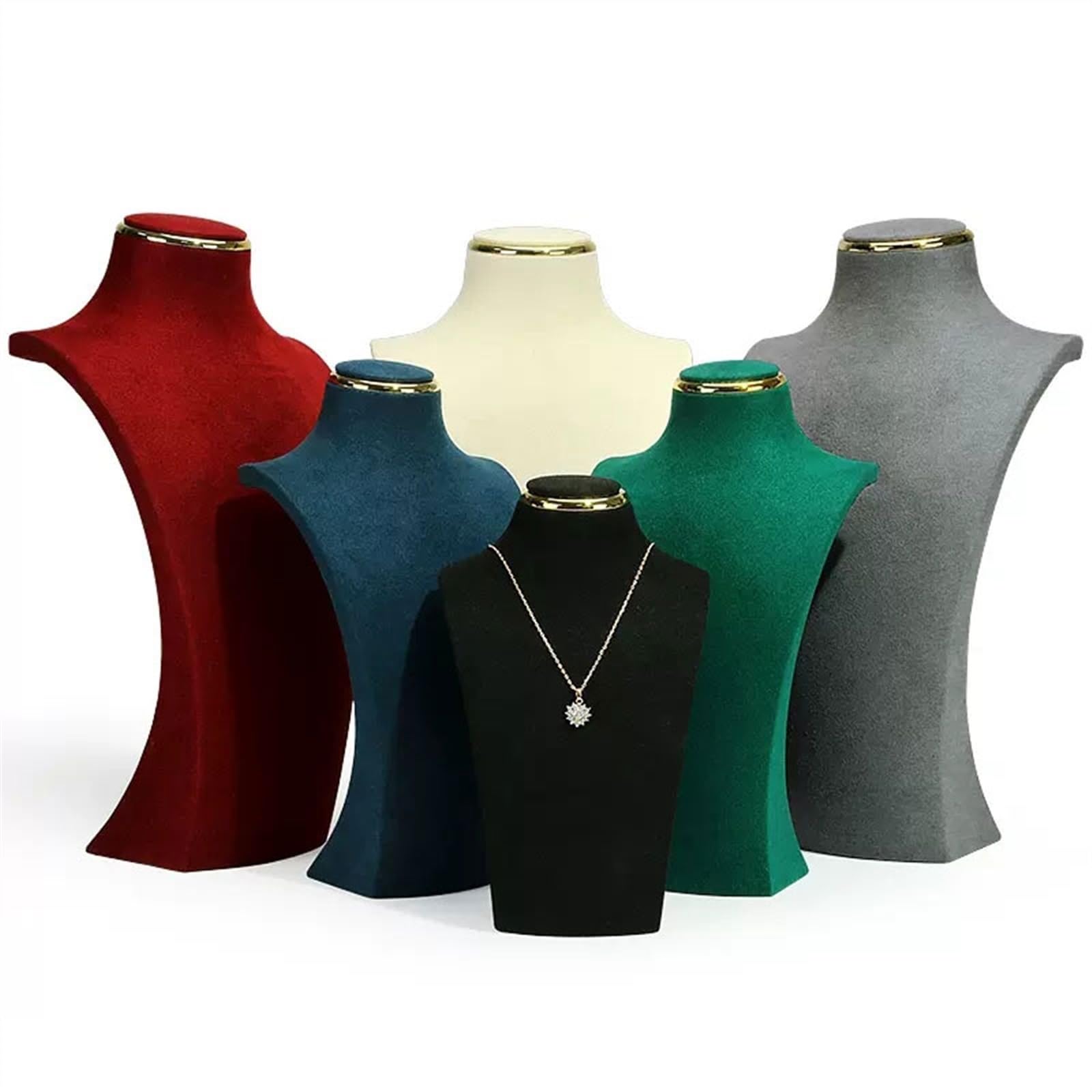 LLXYWJ Espositore per Gioielli Espositore per Gioielli Collane Catena Busto per Gioielli Espositore per espositori, Espositore per collane Manichino per collane, Busto per Collana Busto per Gioielli