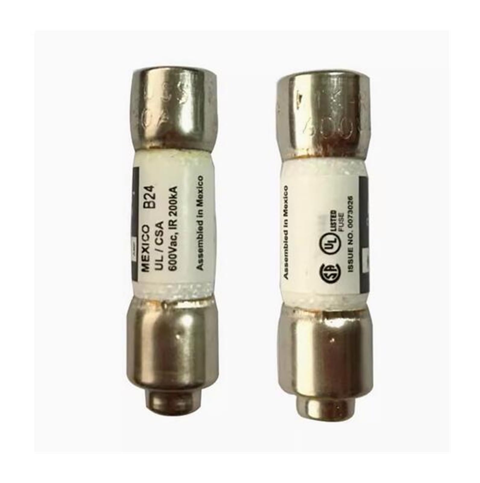 10 szt. Bezpiecznik szybkiego działania KTK-R-1-2-3-4-5-6-7-10-12-15-20-25-30 600 VAC 10 x 38 mm (9A)