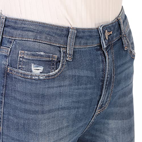 Image of HIgh Waist Bootcut Jeans for Women