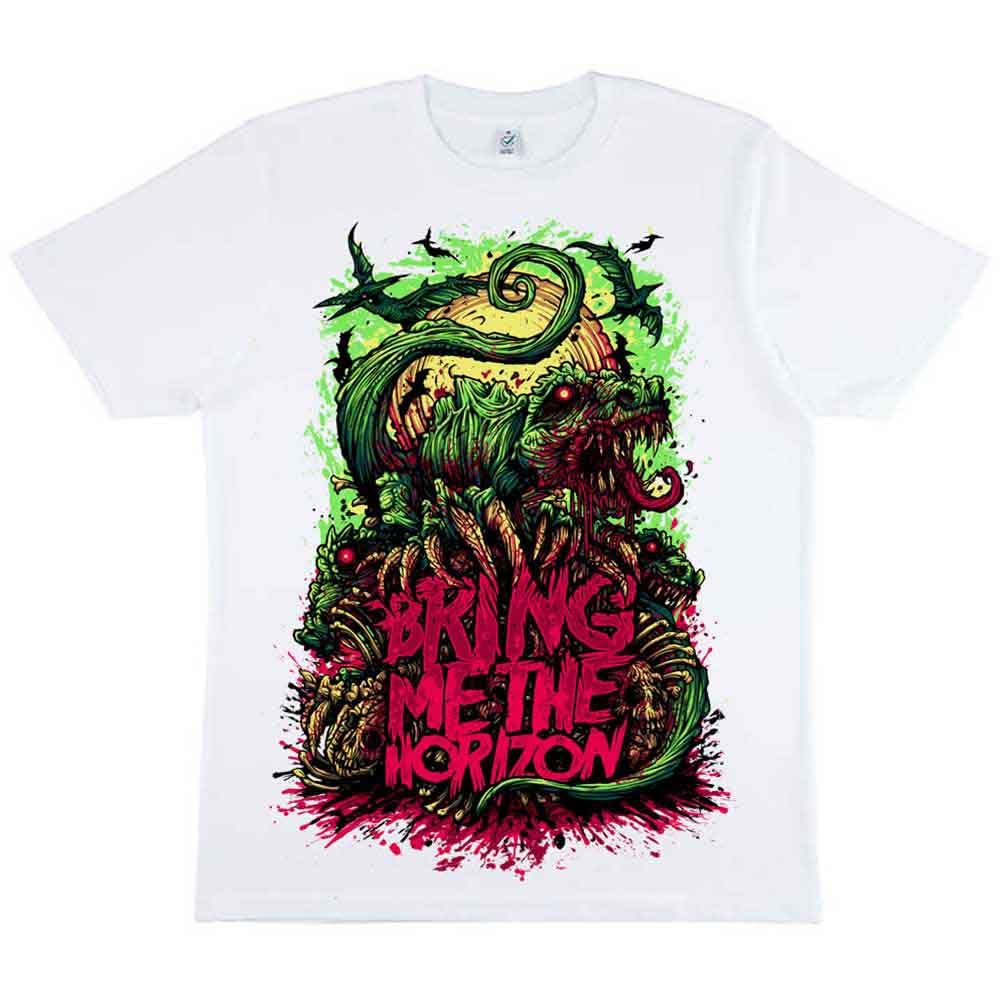 Bring Me The Horizon Dinosaur Official Tee T-Shirt Mens Unisex (XX-Large) Black