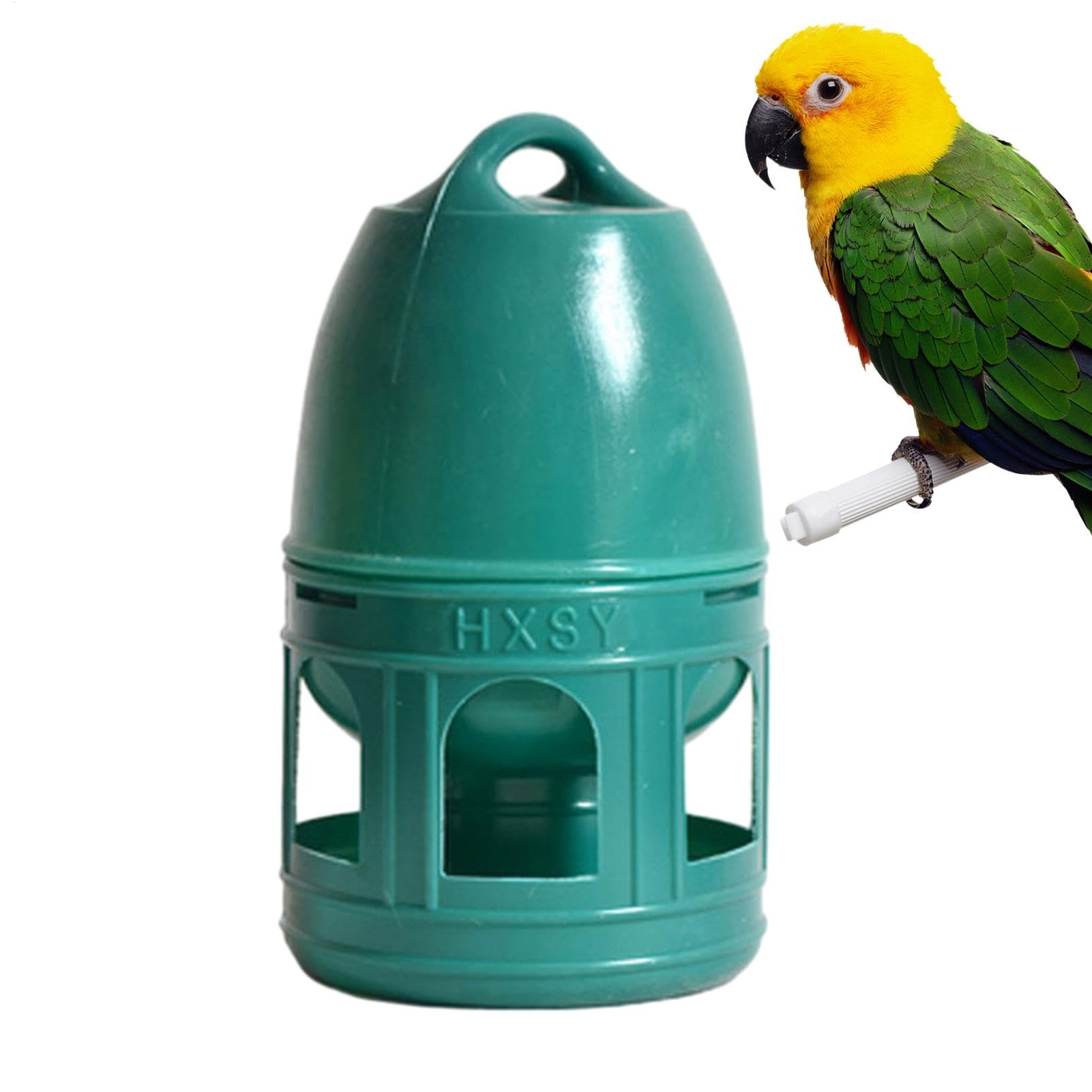 Abreuvoir pour Pigeons - Capacité 3/5 l - avec poignée de Transport - Distributeur d'eau - Abreuvoir pour Pigeons et volailles - pour l'alimentation en Eau