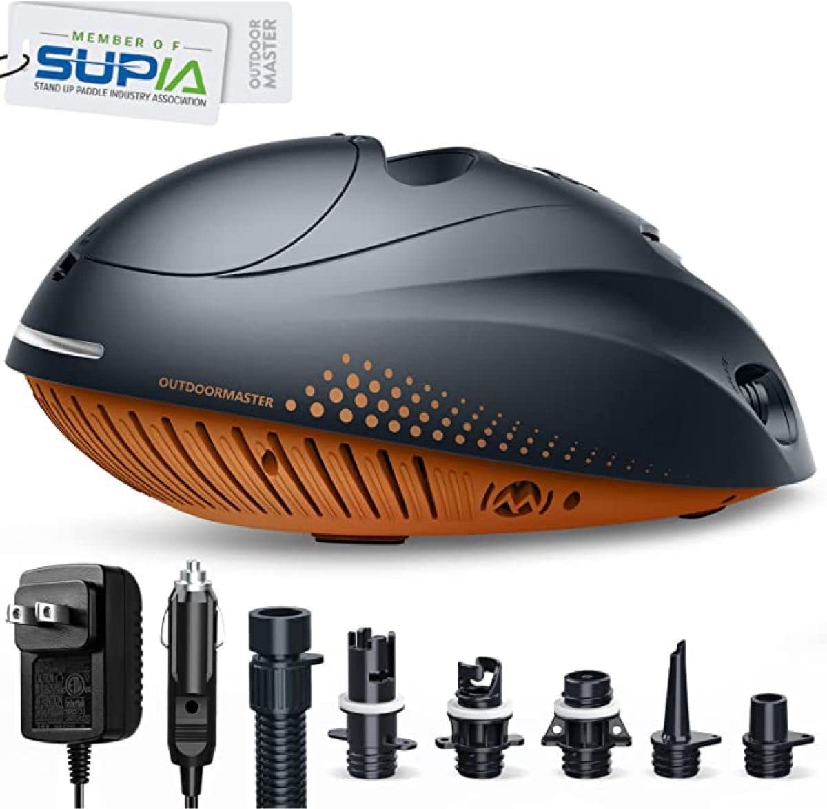 Amazon.co.jp: OUTDOORMASTER 電動エアーポンプ SUP 空気入れ 空気抜き 