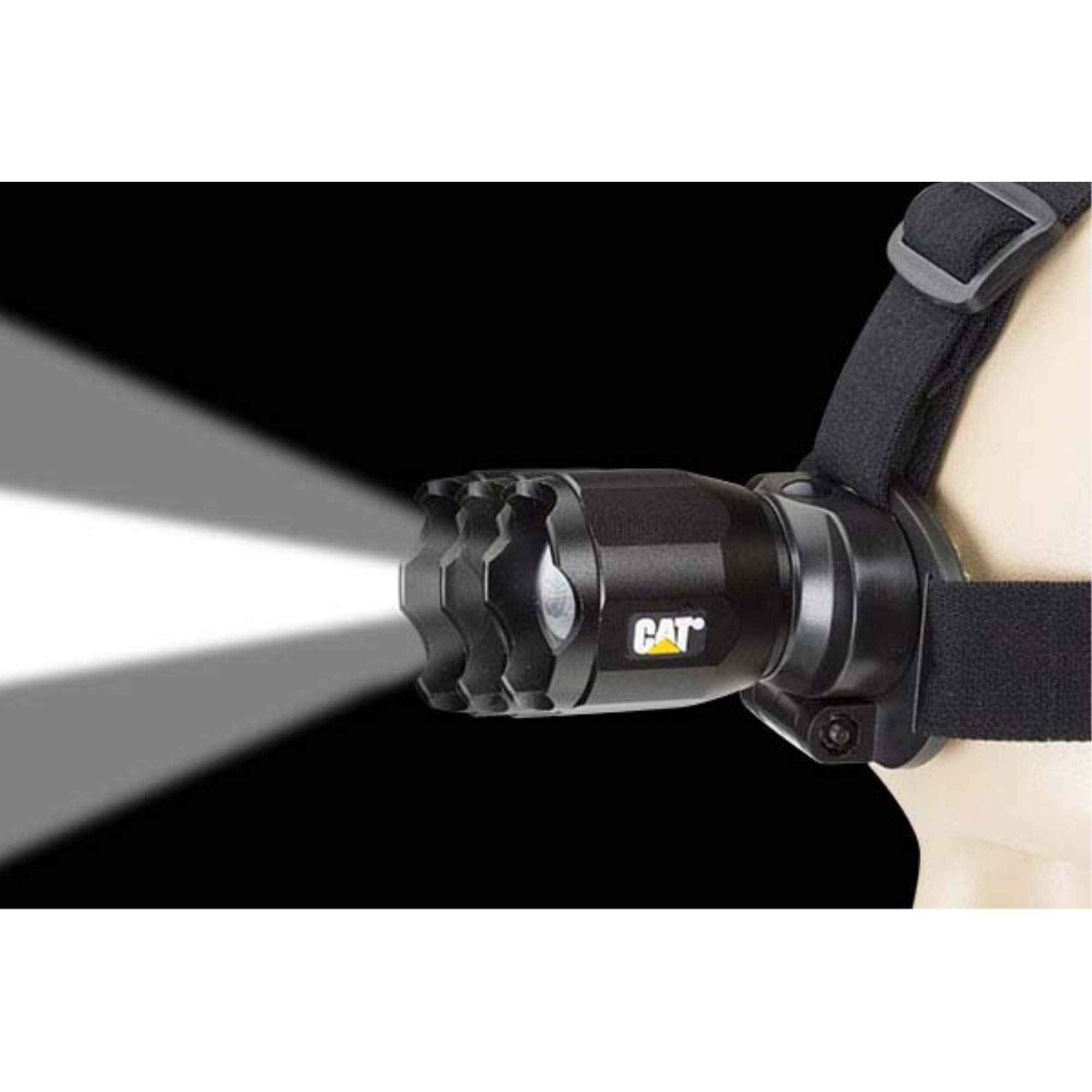 Cat CT4200 220 Lumen Focusing Beam LED Headlamp with Adjustable Angle Head (Black) : Sports & Outdoors