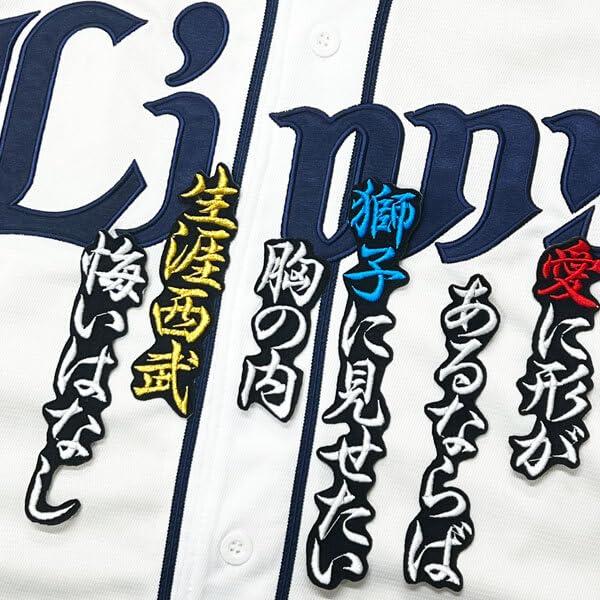 Amazon.co.jp: 埼玉 西武 ライオンズ 生涯西武 応援歌 黒 応援 刺繍