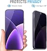 Paquete de 2+1 para Xiaomi 17 Pro: protector de pantalla de vidrio templado de privacidad y protector de lente de cámara, dureza 9H, compatible con funda, para Xiaomi 17 Pro 5G (2025) 5