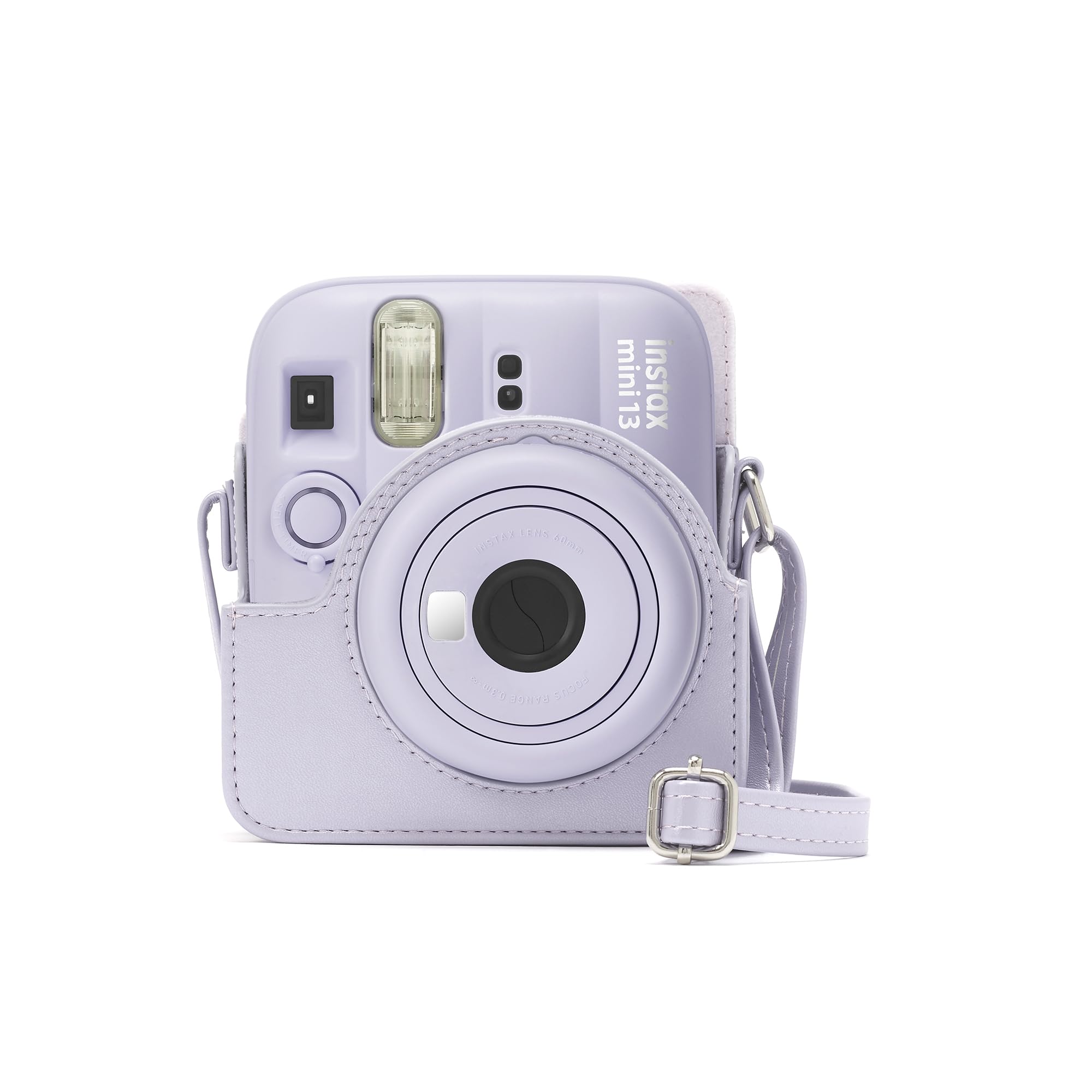 Zestaw akcesoriów do aparatu natychmiastowego instax mini 13 zawierający gotowe do użycia etui na aparat, mini album i klipsy do zdjęć, kolor Dreamy Purple