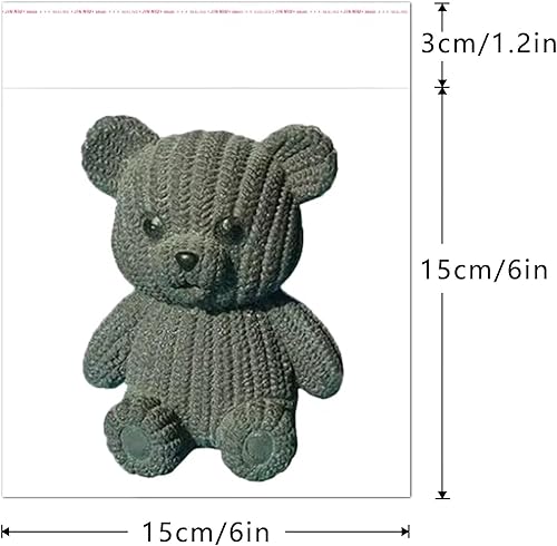 Miniatura 2 de EachDusto Bolsas de celofán autoadhesivas transparentes de 6 x 6 pulgadas, 100 bolsas de celofán cuadradas sellables OPP de polietileno de 2 mil