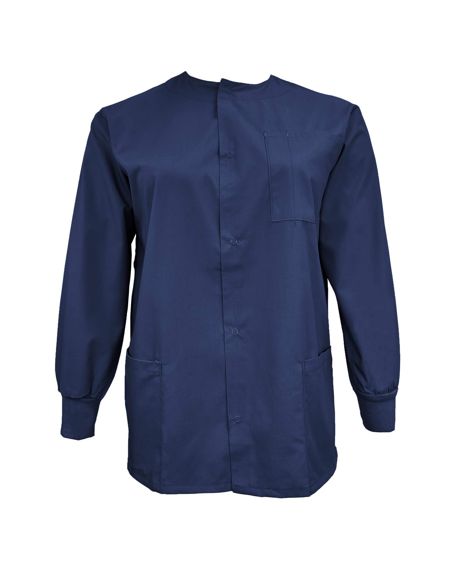 M&M SCRUBS Women's Scrub Jacket Warm Up Lightweight Medical Scrub Jacket - Pack of 3 Set (Dark Navy Blue, Medium)