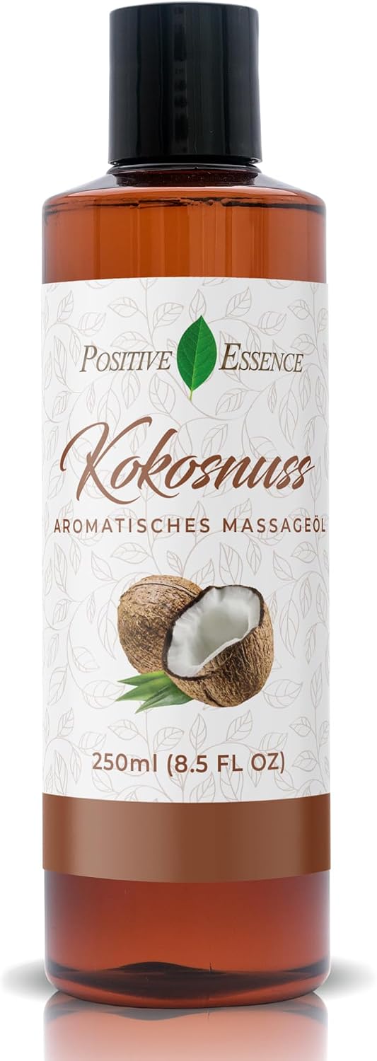 Kokosnuss Massage l K rper l f r die Therapie   entspannendes Massage l Nat rliche Inhaltsstoffe   Jojoba S mandel Vitamin E f r die Hautpflege