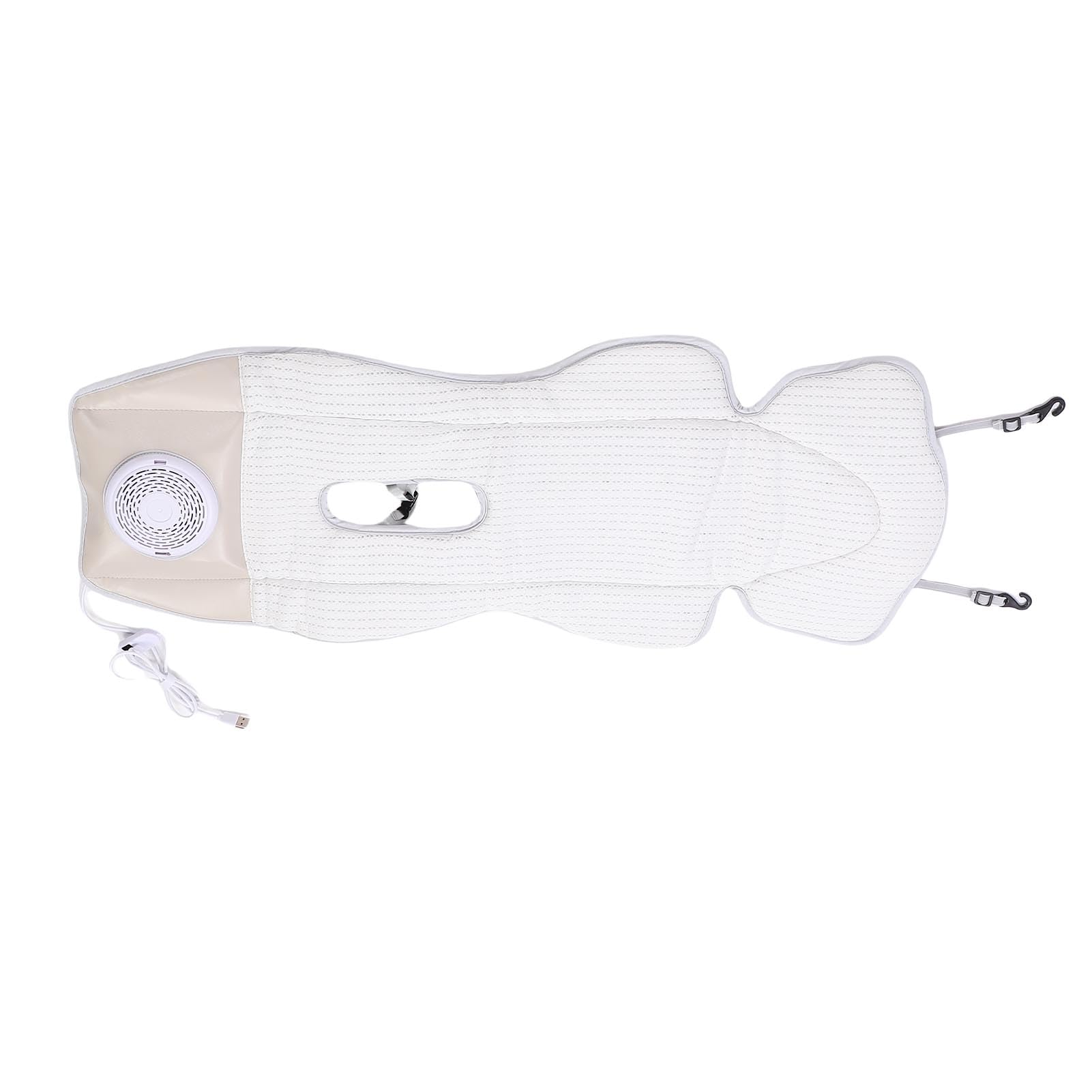 Jectse Almohadilla de Refrigeración para Cochecito de bebé con Ventilador, Forro de Cojín de Refrigeración Transpirable para Viajes en Coche, Almohadilla Enfriadora para Asiento de Cochecito de bebé