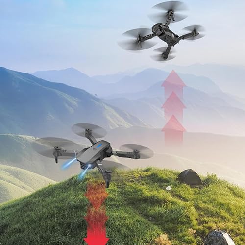 Miniatura 4 de Mini dron para niños con cámara FPV, juguetes de control remoto, regalos para niños y niñas, giros 3D, retención de altitud, modo sin cabeza,