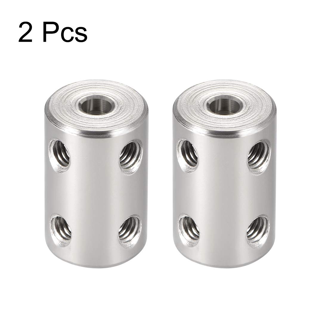 4mm Rigid Coupling Set - Stainless Steel for 3D Printers -2