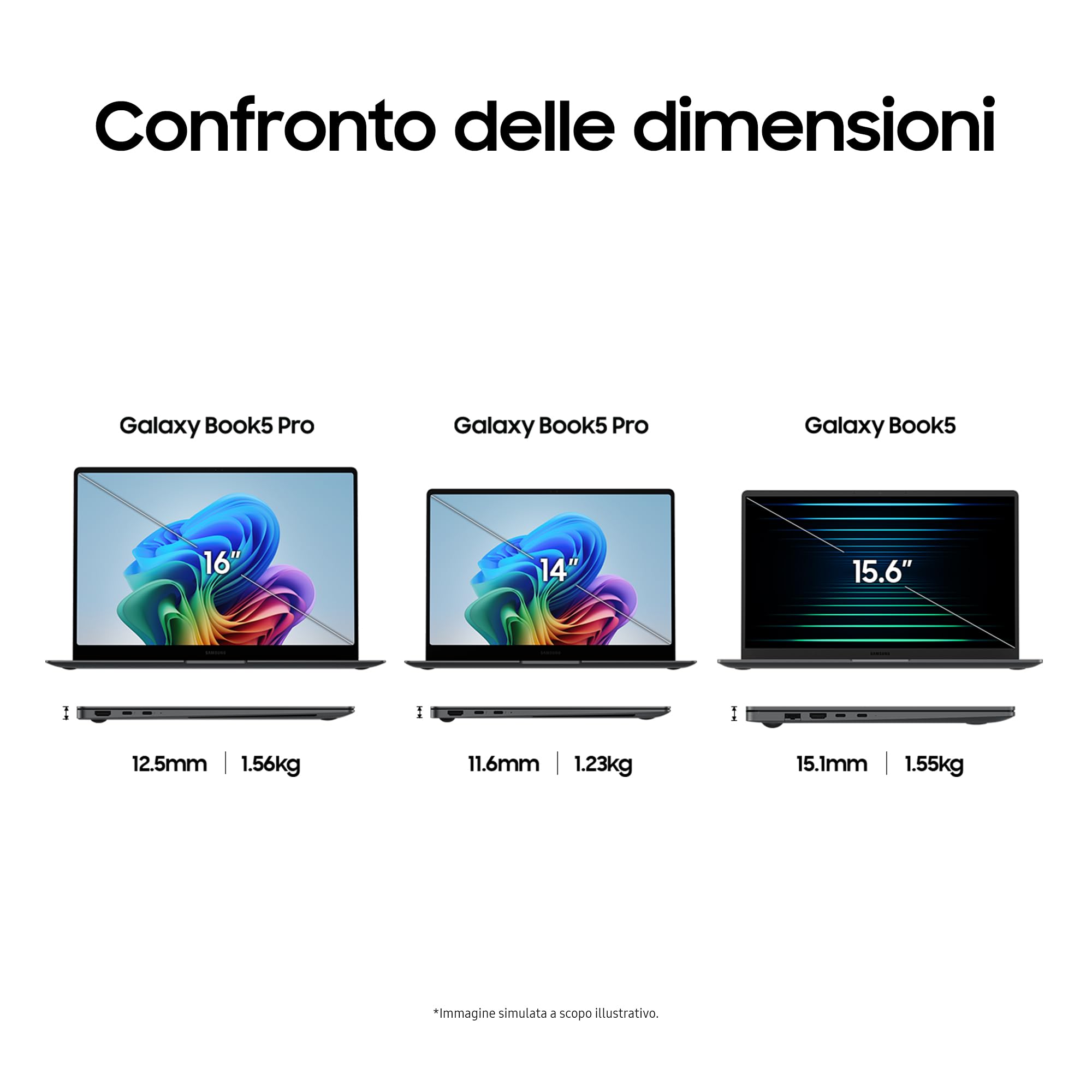 Samsung Galaxy Book5 15.6" Laptop AI, Processore Intel Core Ultra 7 255U, 16GB RAM DDR5X, 1TB, Display Full HD, Windows 11 Home, Gray [Versione Italiana]