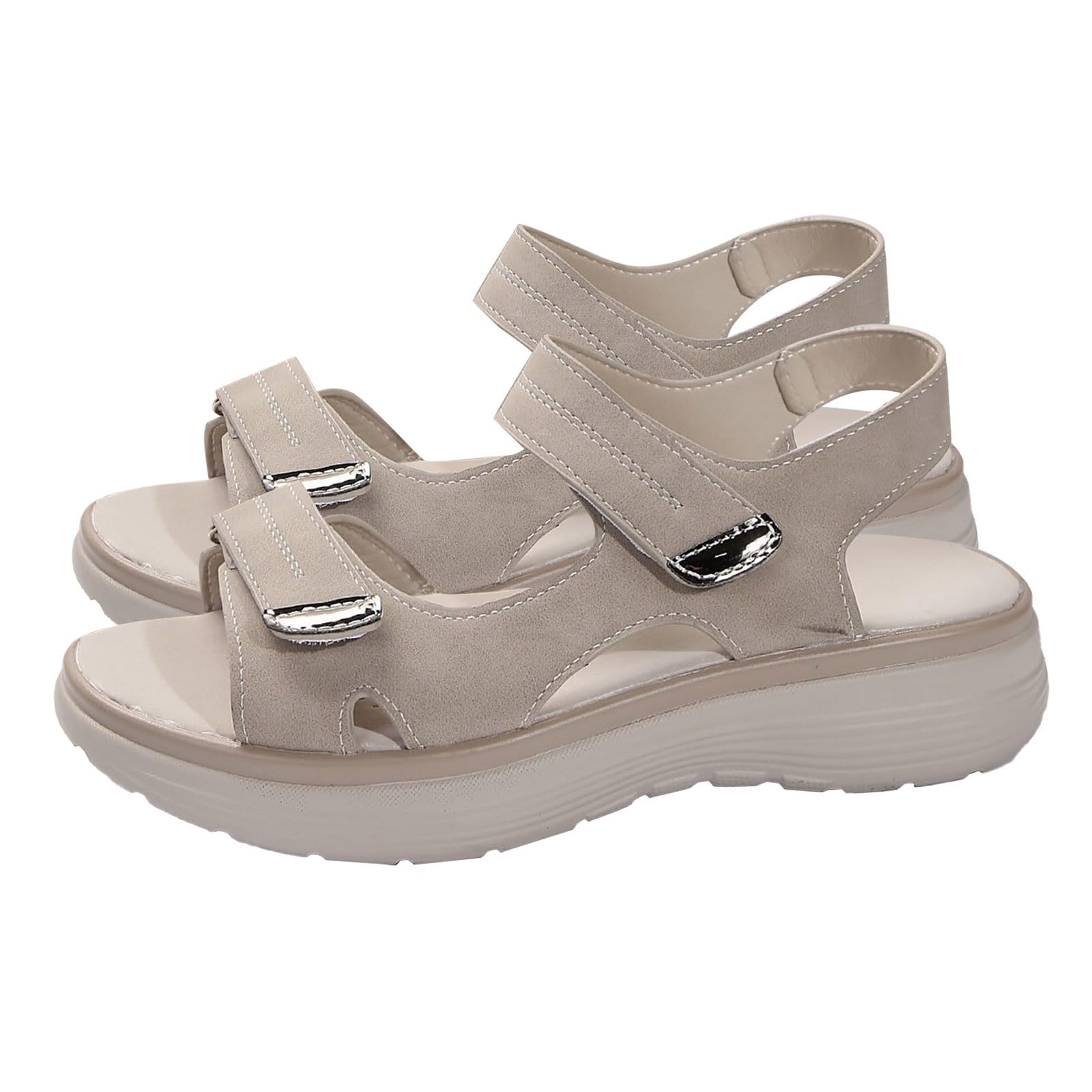 Generic Sandales de sport orthopédiques pour femme - Soutien de la voûte plantaire - Confort pour la marche extérieure
G