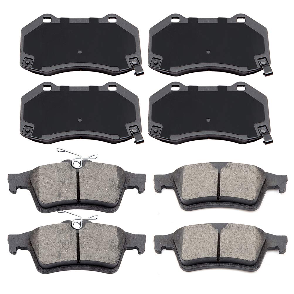 cciyu D1379 D1095 Front &amp; Rear Professional Ceramic Brake Pads Set fit For 2008-2010 For Chevrolet Cobalt FWD