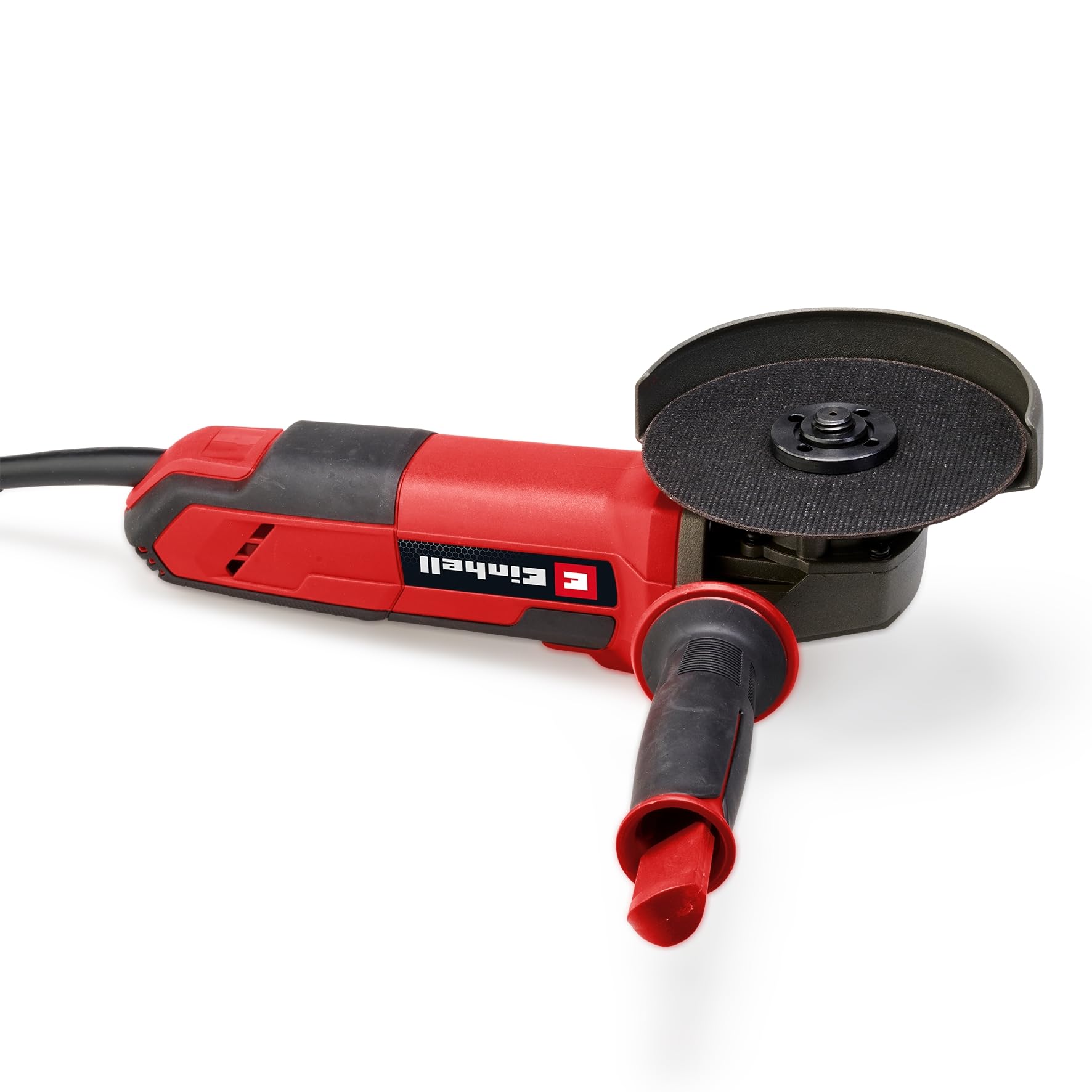 Einhell Smerigliatrice angolare TE-AG 125/1010 (1.010 Watt, diametro disco 125 mm, profondità di taglio 33 mm, protezione antiossidante, impugnatura aggiuntiva, senza disco da taglio)