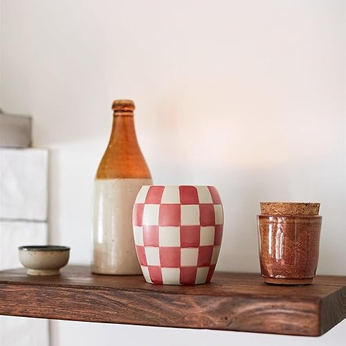 Miniatura 8 de Paddywax Checkmate - Vela perfumada vertida a mano artesanal, 11 onzas, rosa + Santal, (CM1104Z)