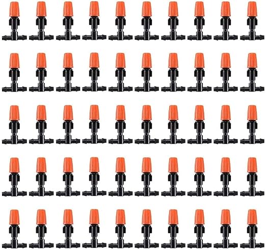 DIY DIYC-10443 Crafts 44247 Mist Nozzle Set Updated Fan Misting Kit for a Cool Patio Breeze - Leak Blocker Added, Turns Heat Down by 20 Degrees (2-20 Only Nozzle) (Pack of 2 Pcs, Only Misting Nozzle)