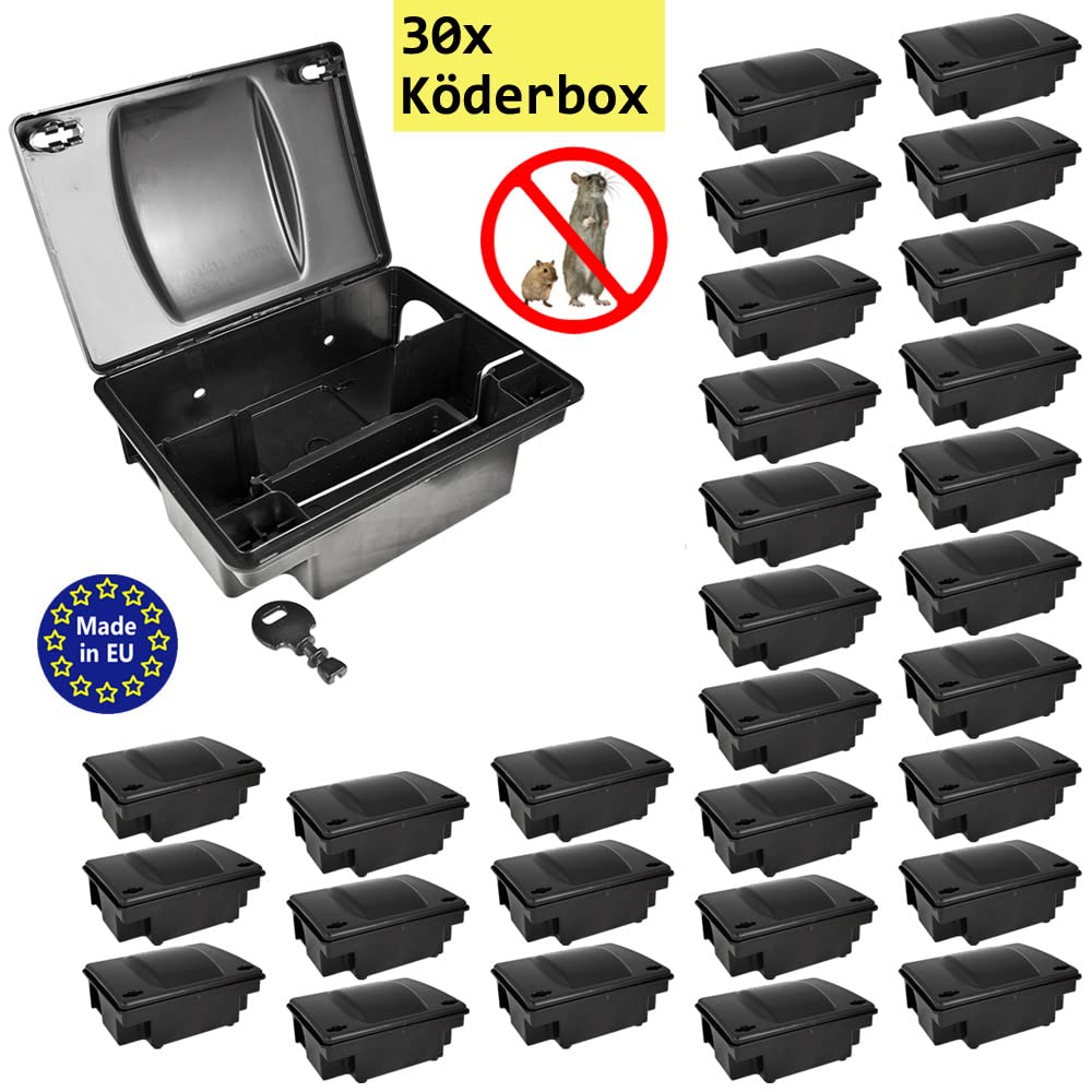 30x Scatola per esche Topo Regalo Multi Ratto Controllo Petigi