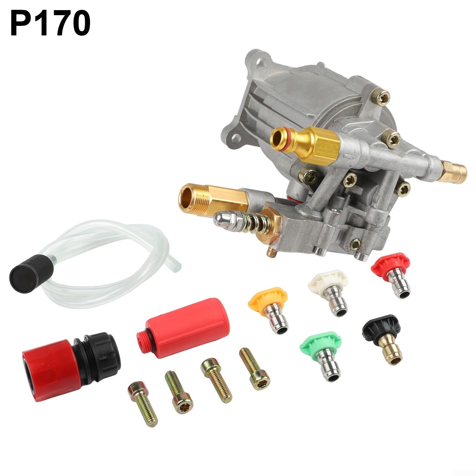 Pompe de nettoyage horizontale haute pression 2400-2750 psi 2,2-2,4 GPM arbre 1,9 cm pour moteur 212 cc