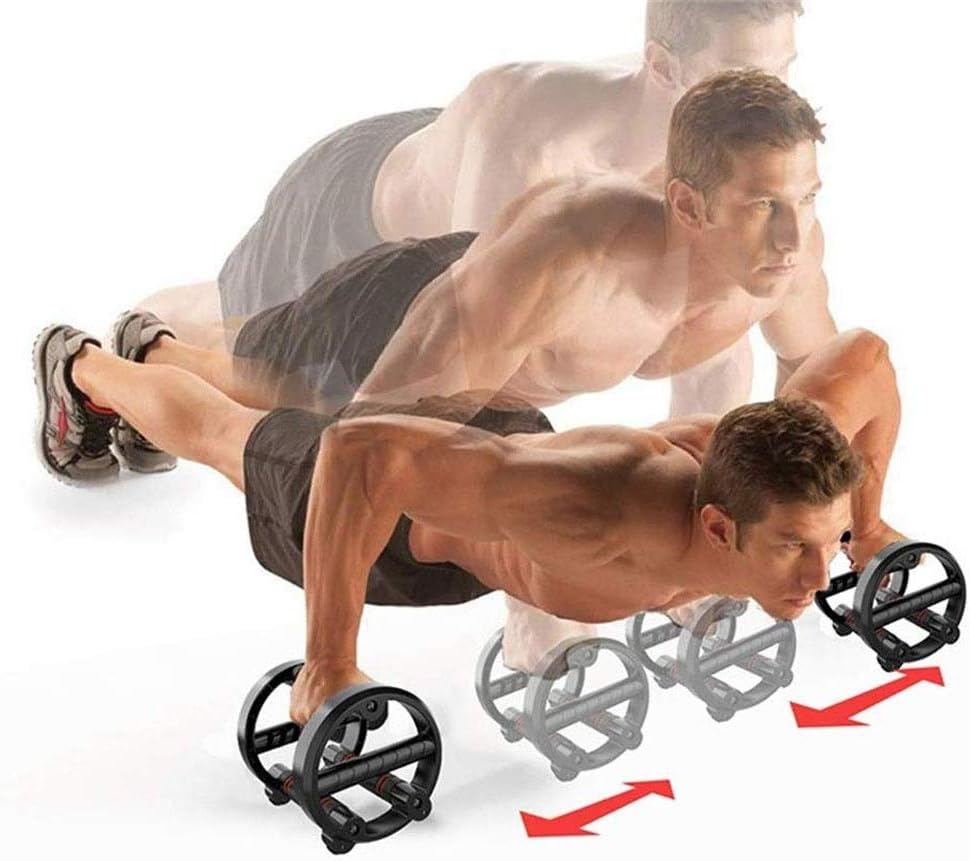 Abdominal Muscle Wheel - Belly Wheel Men's Home Practice Abdominal Muscles Fitness Equipment Roller