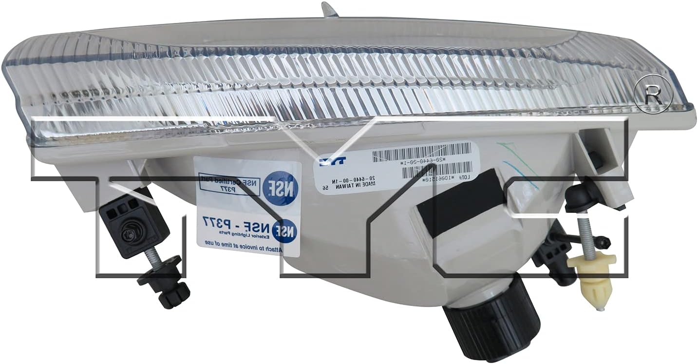 TYC Right Headlight Assembly Compatible with 2002-2004 Ford F- Series Pickup (Hvy Dty)