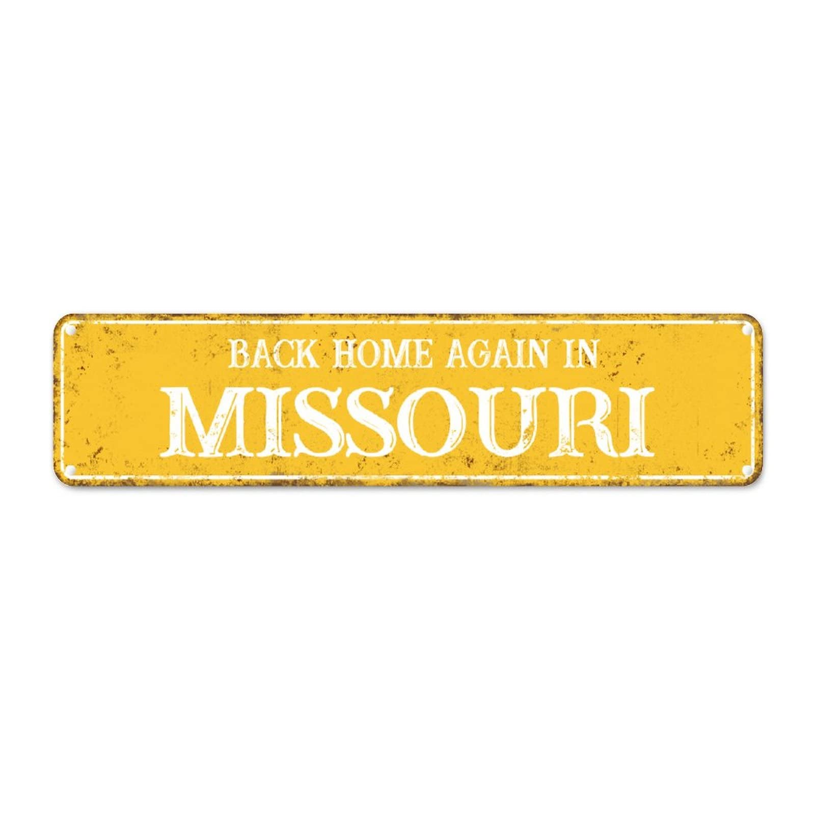Plaque rétro Missouri pour retrouver l'ambiance nostalgique des voyages d'enfance