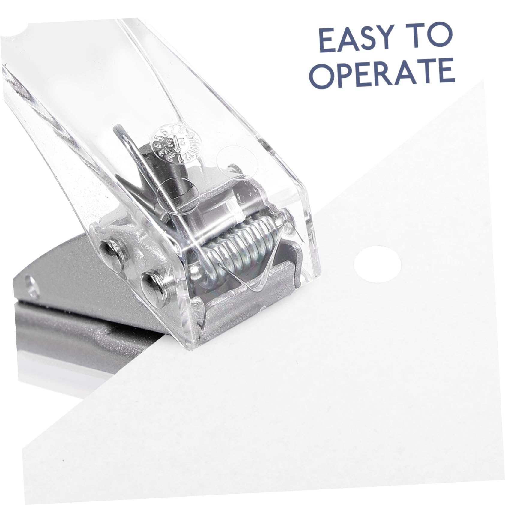 10piezas Perforadora Manual Puncher De Plástico Para Manualidades Herramienta De Perforación Para Papel Tarjetas y Cartulina Diseño Compacto y Práctico