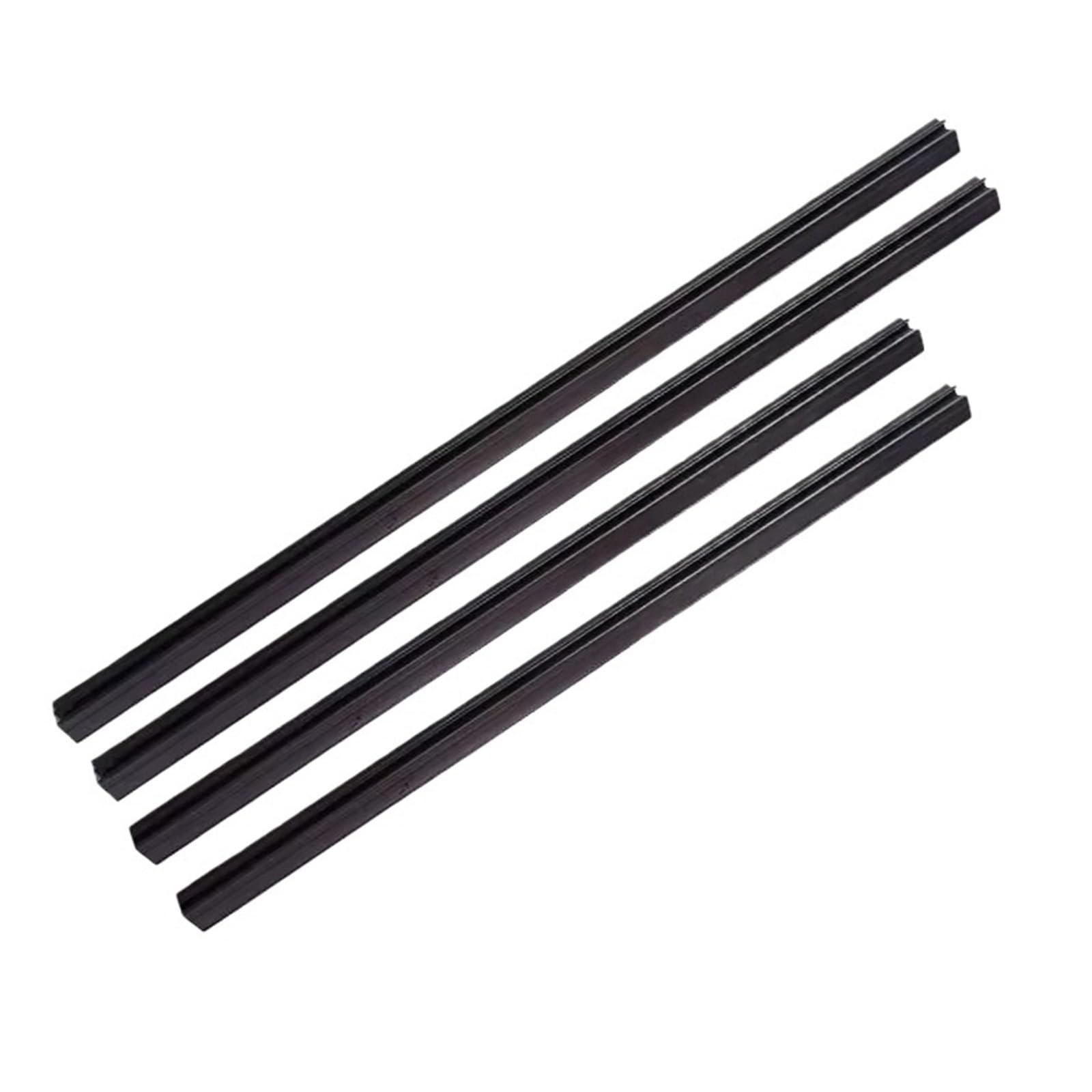 Watjcse Inner Windows 4X Car Outer/ Rubber Weatherstrip Compatible With Mitsubishi Outlander 2007-2012 Waterproof Car Pressure Sealing Strip Accessories(Inner Windows)