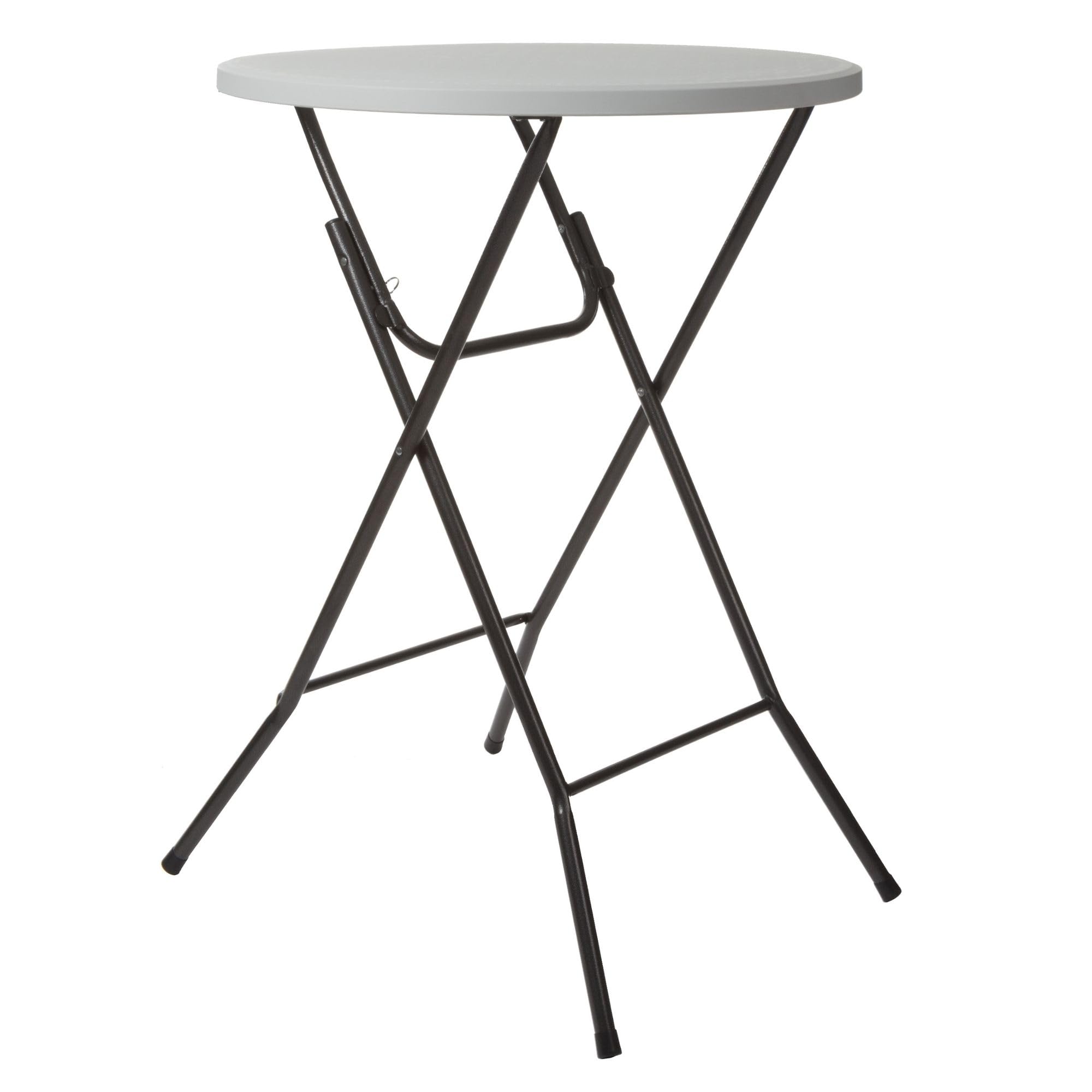 Perel Klappbarer Stehtisch, Stehtisch, Bistrotisch 80 x 110 cm, Stehtisch im Außenbereich, Garten, Terrasse, max. 100 kg, leicht und tragbar, zusätzlicher Tischplatz