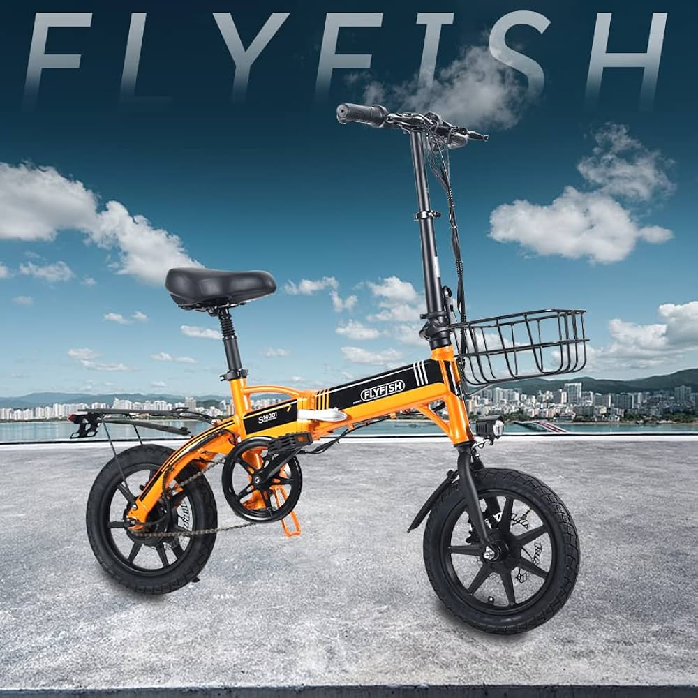 Amazon | 電動アシスト自転車 14インチ 折りたたみ自転車 軽量