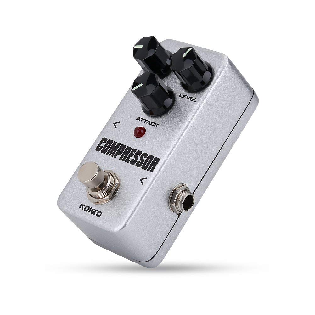 Pedale Effetto Compressore Dinamico a Mini Effetti Circuito Completamente Analogico per Chitarra Elettrica