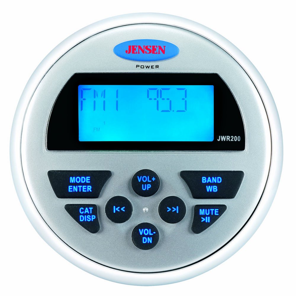 Jensen JWR200 Waterproof Wired Remote Control with Display
