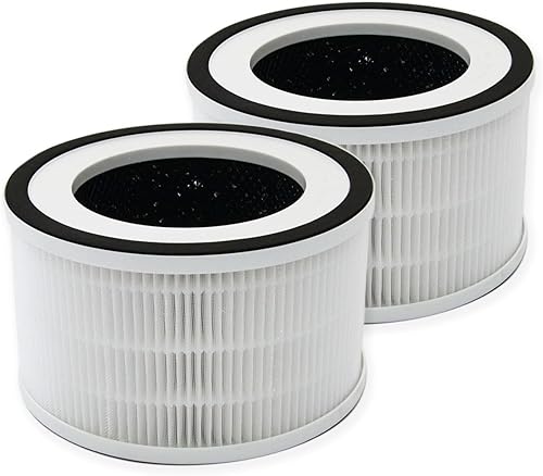 PUREBURG Filtro de repuesto compatible con purificadores de aire Afloia Fillo Halo Allo y purificador de aire Mooka Allo, 2 unidades de carbón