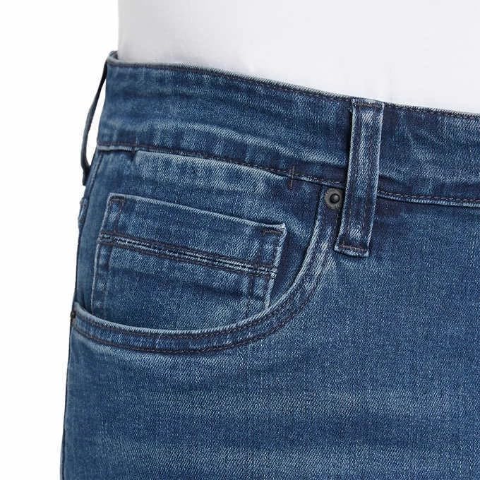 Kenneth Cole Men's Straight Fit Stretch Denim Jeans4